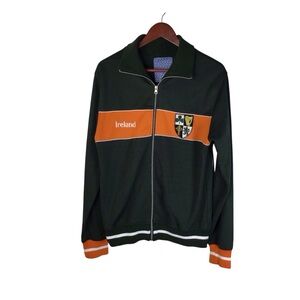 Ace Brand Ireland Green and Orange Track Jacket Size Large.